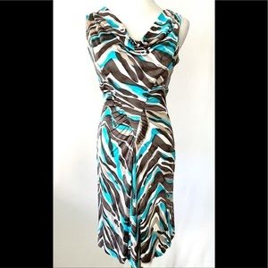 Trina Turk Silk Printed Sleeveless Dress